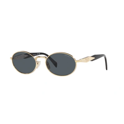 Image of Sunglasses Prada Pr 65zs col. zvn09t Woman Round Gold