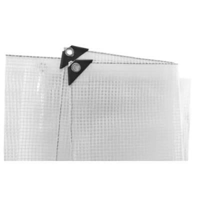 Image of DIAH DO IT AT HOME Clear Tarpaulin 100gsm Waterproof Strong Cover Thick Ground Sheet Aluminium Eyelets (5 x 5 m)