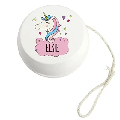 Image of Unicorn Yo yo. personalised Wooden yoyo. Any name