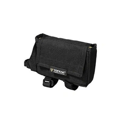 Image of Topeak TriBag Frame Bike Bag, black, large, 6.5 x 4 1.5 inches
