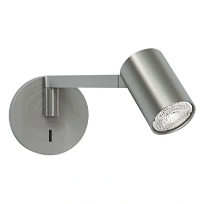 Image of Astro Ascoli Swing Indoor Reading Light (Matt Nickel), GU10 LED Lamp, Designed in Britain 1286066 3 Years Guarantee