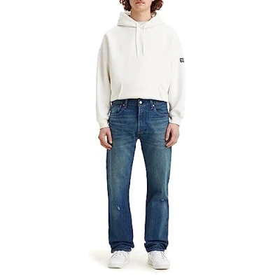 Image of Levi&#039;s Men&#039;s 501 Original Fit Jeans, Float on Cloud Dx, 26W / 28L