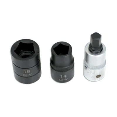 Image of Laser 4512 Pentagon Socket &amp; Bit Set 3pc