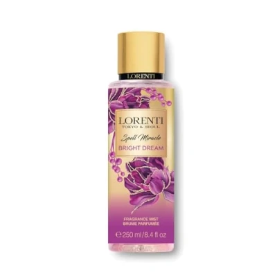 Image of Lorenti Body Mist Spray 250 ml Bright Dream For Woman Fresh Scent More Permanent Formula Luxury of Fragrance