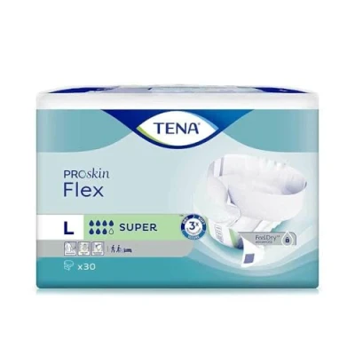 Image of TENA, L, White Essity Incontinence Diaper, 210 g