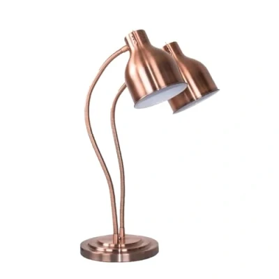 Image of Double head Buffet Food Warming Lamp, Heating Commercial Warmer, 500w Portable Electric Stainless Steel Catering Lamp For Restaurant Kitchen Canteen B