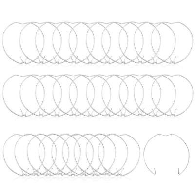 Image of 30 Pcs Downlight Spring Clips, GU10 MR16 Spotlight Clips Lamp Replacement Retaining Rings Clasp Clamps for Diameter 50MM LED Halogen Bulb Holders