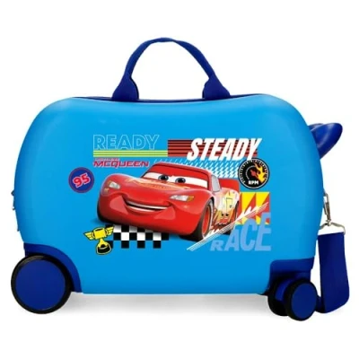 Image of Disney Joumma Cars Lets Race Children&#039;s Suitcase, Blue, Suitcase