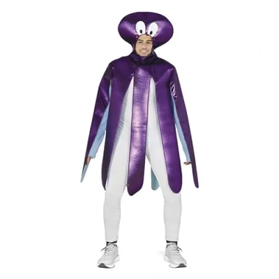 Image of My Illusions Adults Octopus Costume Mens Under the Sea Halloween Stag Do Fancy Dress Novelty Outfit (42 44&quot; Chest)