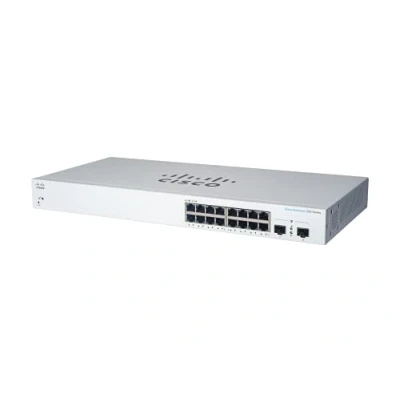 Image of Cisco Business CBS220 16P 2G Smart Switch 16 Port GE PoE 2x1G SFP 3 Year Limited Hardware Warranty (CBS220 UK)