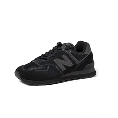 Image of New Balance Men&#039;s Nb 574 Sneakers, Triple Black ETE, 4 UK