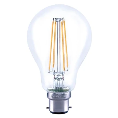 Image of Integral Classic Globe (GLS) Omni Lamp 8W (75W) 2700K 1055lm B22 Non Dimmable 330 deg Beam Angle
