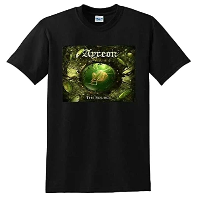 Image of Ayreon T Shirt The Source Vinyl Cd Cover Tee Small Medium Large Or XL Black