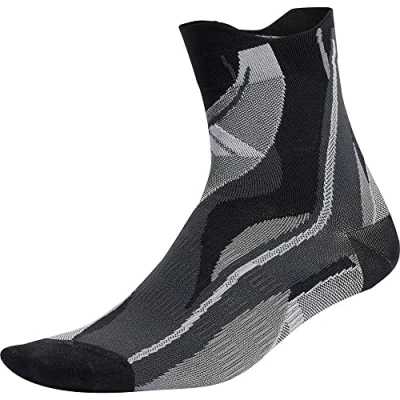 Image of adidas Unisex Performance Designed for Sport Graphic Socks, Black/White/Grey Two, 8.5 10