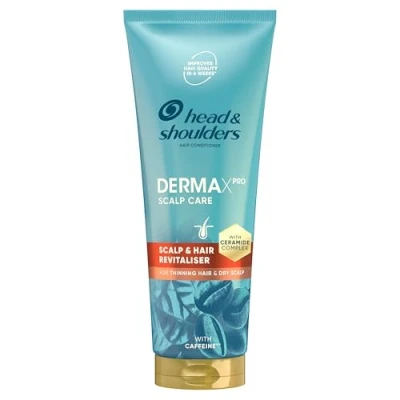 Image of Head &amp; Shoulders Anti dandruff Conditioner, DermaXPRO Strengthens Hair Fibres Vitamin E, Niacinamide Active Aloe Revitalises Scalp For Dry and Thinning 220ml