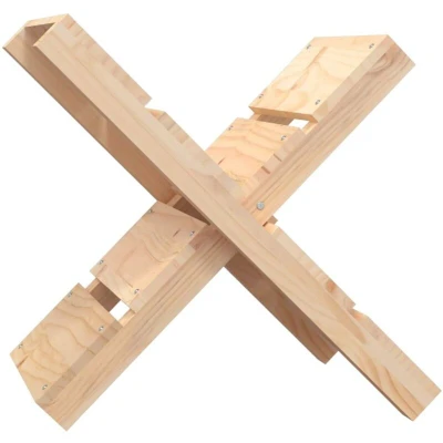Image of vidaXL Log Holder 47x39.5x48 cm Solid Wood Pine
