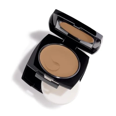 Image of Avon True Flawless Cream To Powder Compact 3 in 1 Concealer, Foundation &amp; Sun Beige Blue IQ Colour Technology