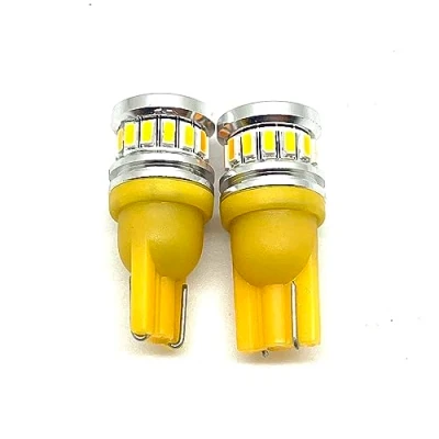 Image of LiteSync 501ST1224 Yx2 Sidelight/Parking 2 x Yellow 12V 24V Strobe Flash Warning T10 W5W 501 504 LED Bulb Lights Recovery Canbus