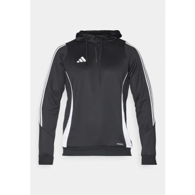 Image of adidas Performance TIRO Training Hoodie Hoodie, Men&#039;s, Size: Small, Black/white