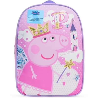 Image of Get Trend Peppa Pig Backpack for Kids Toddlers 2 10 Yrs Cute Rucksack Daypack Nursery Bag Preschool Primary Lunch Sports Travel Bookbag (Pink Pig)