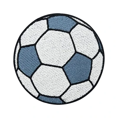 Image of Iron on Patch Children&#039;s Football Soccer Patches, Ball Embroidery Patch, Baby ironable Boys Badges Finally Home