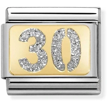 Image of Nomination 30th Birthday Glitter Charm