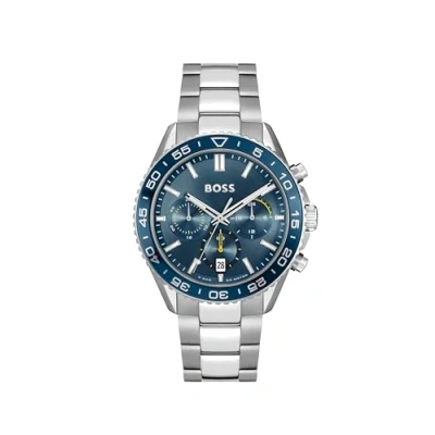 Image of Boss Runner Blue Chronograph Watch