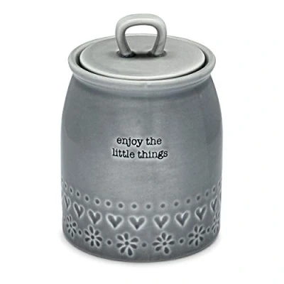 Image of Cooksmart Ceramic Airtight Storage Jars &amp; Canisters Perfect For Pasta Rice With Lids All Type Of Foods Purity