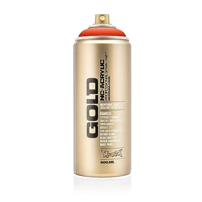 Image of Montana Cans 284298 Spray Can Gold Gld400 2090 400 ml Red Orange