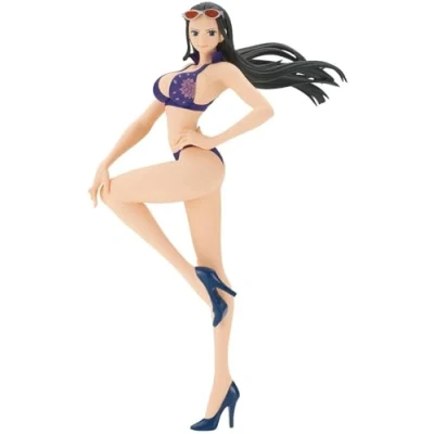 Image of Banpresto Figurine One Piece Grandline Nico Robin Girls On Vacation Ver B 19cm 4983164192827