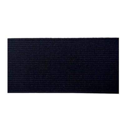 Image of 5 Meters 20/25/30/40/50mm Wide Flat Elastic Band for Sewing Clothes Accessories, Black, 40mm