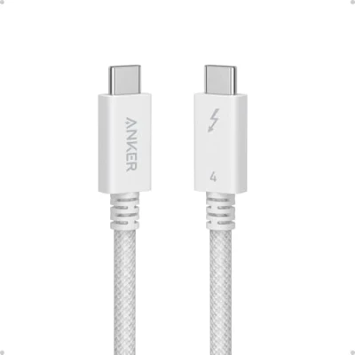 Image of Anker Prime Thunderbolt 4 Cable, 3.3 ft USB C to 240W Charging, 40Gbps Data Transfer, Supports 8K/4K Displays, For iPhone 16 Series, MacBook Air, iPad, Samsung (Thunderbolt Certified)