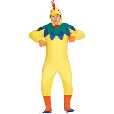Image of FIESTAS GUIRCA Rooster Pepe costume for adults