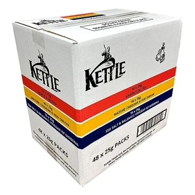 Image of Belgravia Hand Cooked Crisps Variety Box 48&#039;s
