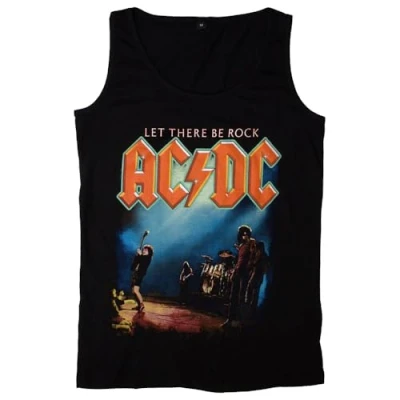 Image of AC/DC Let There Be Rock Vest Top XL Black