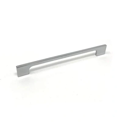 Image of 192mm Polished Chrome Slim Pull Handle for Kitchen Cabinets Bedroom Bathroom Furniture Cupboards