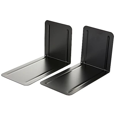 Image of Hangzhou Topline 215 mm Giant Metal Bookends Black (Pack of 2)
