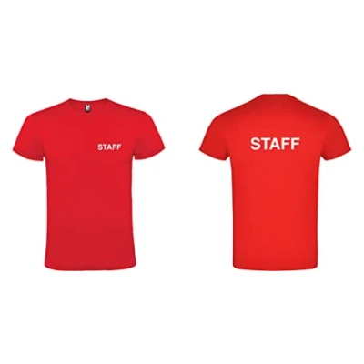 Image of VSafety Staff T Shirt Red X Large