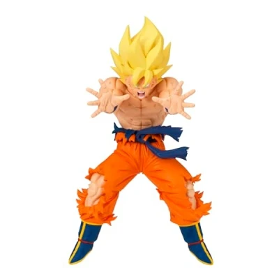 Image of Banpresto Goku Super Saiyan (Vs Cooler) Dragon Ball Z Match Makers Action Figure, 14 cm, Multicoloured, BP89473P