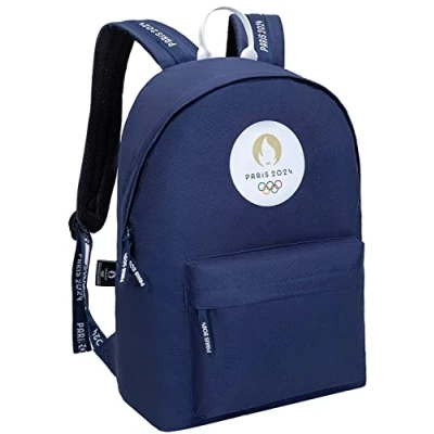Image of PARIS 2024 Olympic Games Official Collection School Backpack 43 x 30 14 cm Blue,