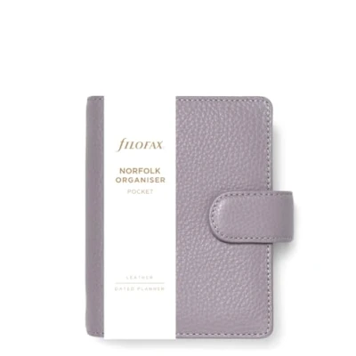 Image of Filofax Pocket Norfolk Organiser lavender