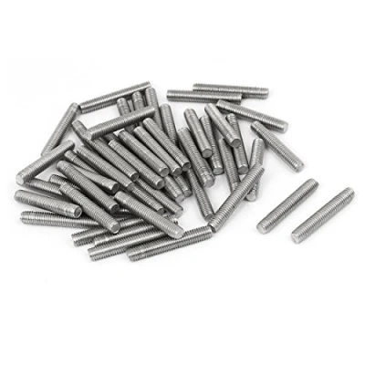 Image of Sourcingmap M5 x 30mm 304 Stainless Steel Fully Threaded Rod Bar Studs Hardware 50 Pcs