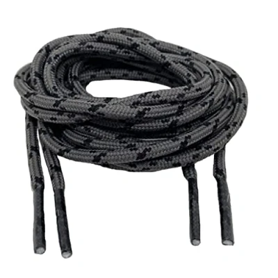 Image of Big Laces Round Strong Hiking Boot 110cm to 210cm (180cm, Grey Black NF)