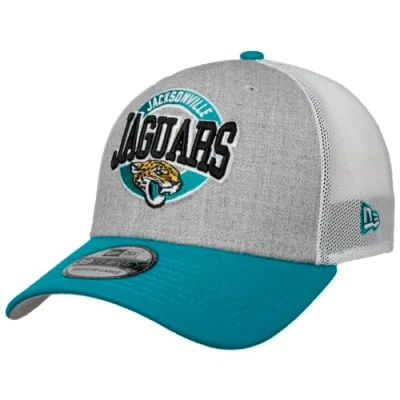 Image of New Era Unisex Nfl 39Thirty Cap Jacksonville Jaguars Turquoise