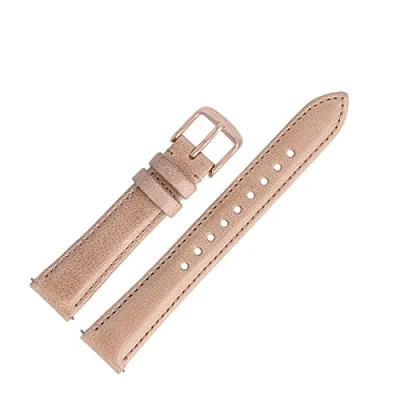 Image of Fossil leather watch strap, 16 mm, beige ES 4007, LB ES4007