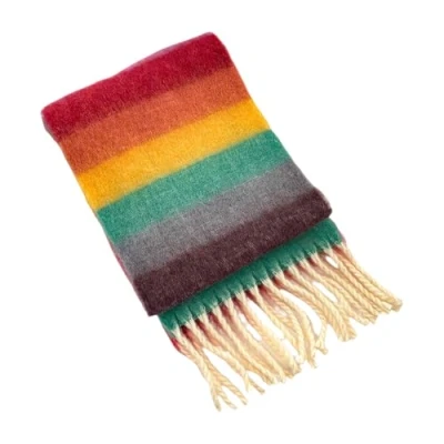 Image of WNXGNHO Rainbow Fringe Kids Scarf Cosy Fashionable Long Muffler Baby Winter Neck Warmer For Children Unisex Designing Neckwear