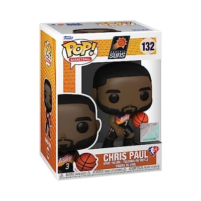 Image of Funko POP! NBA: Suns Chris Paul Collectable Vinyl Figure Gift Idea Official Merchandise Toys for Kids &amp; Adults Sports Fans Model Collectors and Display