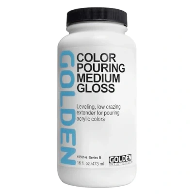 Image of Golden Artist Colors Color Pouring Medium, Gloss Finish, 16 Ounce Bottle (3501 6)