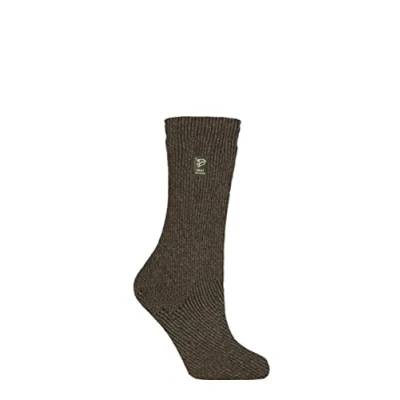 Image of Women&#039;s 1 Pair SOCKSHOP Heat Holders Outdoor 2.3 TOG Plain Angling Socks Forest Green 4 8