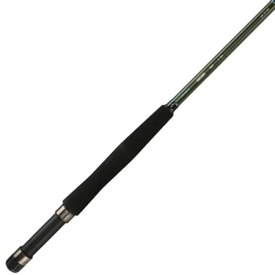 Image of Shakespeare Cedar Canyon Select Fly Rod Beginner Angler Fishing Rod, Durable Fiberglass Construction, Moderate Action, User Friendly Casting, River or Lake, 8ft, 3pc Design, 5/6 wt